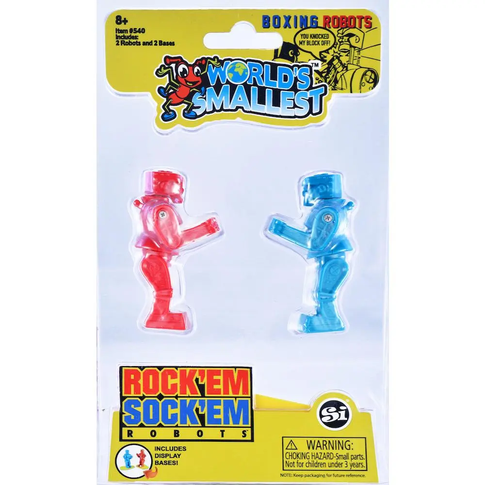 World's Smallest Rock 'Em Sockem Robots