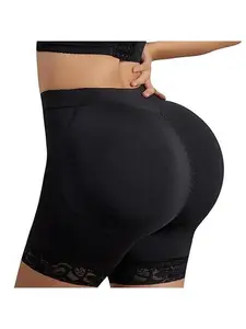 Women's Buttock Enhancer Padded Shapewear Seamless Lace Butt Lifter Control Panties Thick Fake Hip Push Up Shaping Underwear for Daily Wear - Womenswear, Bottoms，scrunched shorts