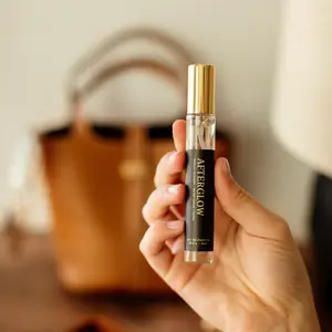 Afterglow Perfume - Warm Vanilla Gourmand Eau de Parfum - Brown Sugar Tonka Bean Fragrance - Travel Size Perfume Spray 10 mL