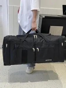 Large Capacity Sports Travel Bag, Lightweight Zipper Gym Bag, Dry & Wet Separation Storage Bag, Sports Bag for Gym Workout & Travel