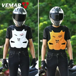 Vemar Off-Road Motorcycle Armor Hemp Rope Pattern Chest Protector Men Motocross Anti-Fall Racing Protective Gear Moto Chest Back Armor Motocross Accessories