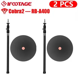 FOOTAGE Cobra 2 RB-A400 Round Base Monopod, 79'' Camera Monopod Light Stand Photography, Studio Light Stand Monopod Tripod