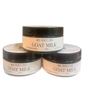 Mrs. Renee’s Shea: Goat Milk 8 oz Whipped Butter with Long-Lasting Scent, Gluten-Free, Paraben-Free, and Preservative-Free for Sensitive Skin