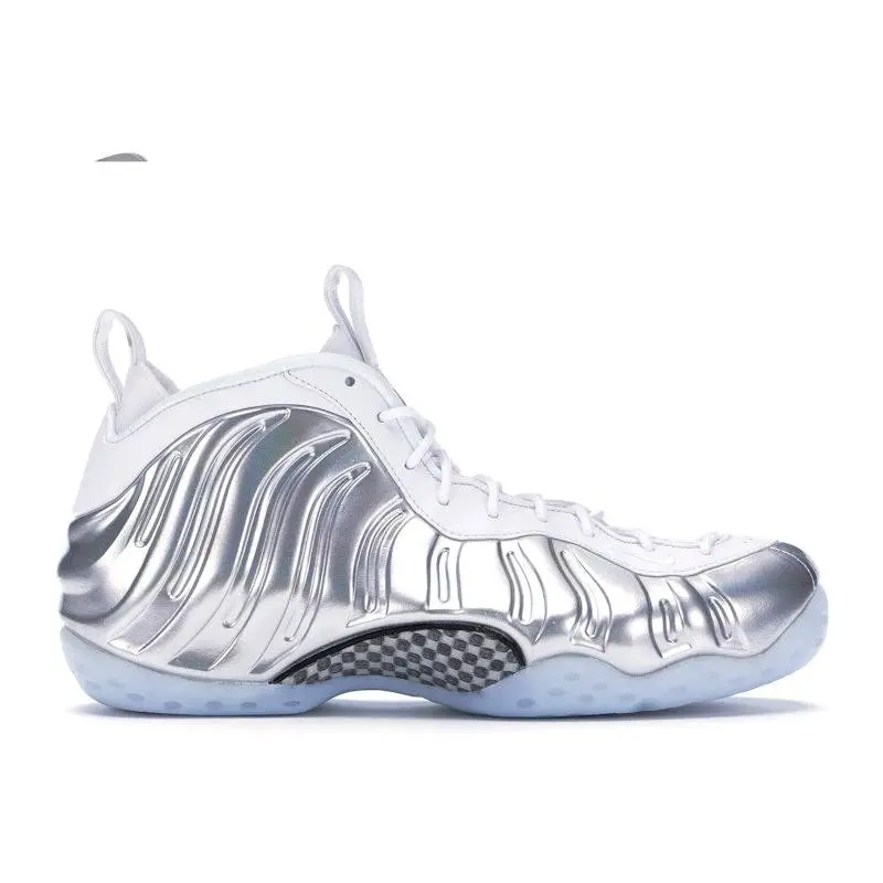 Nike Women's Air Foamposite One Chrome White Basketball Shoes, from StockX