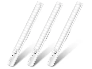 3 pack LED Closet Lights Under Cabinet Lighting, 21 LED Battery Operated Lights | Motion Sensor Light | Cabinet Light Stick On Lights Kitchen Lights Wireless Night Light for Bar,Wardrobe,Stair