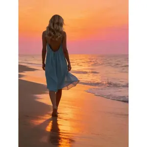 1/3 pcs Women's Solid Color Cami Lounge Dress, Elegant Sleeveless Knee-Length Fit Nightdress, Casual Sleepwear for Summer Indoor Wear