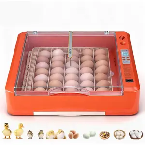 VEVOR 24 Egg Incubator, Automatic Egg Turner with LED Candler, Temperature Humidity Control, 360 View Clear Window, Auto Water Refill, Poultry Eggs Incubators for Hatching Chicks Ducks Goose QuailVEVOR Super Brand Day