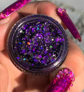 Beach Goth Glitter Gel - Slayfire Cosmetics Cosmetic Holographic Glitter