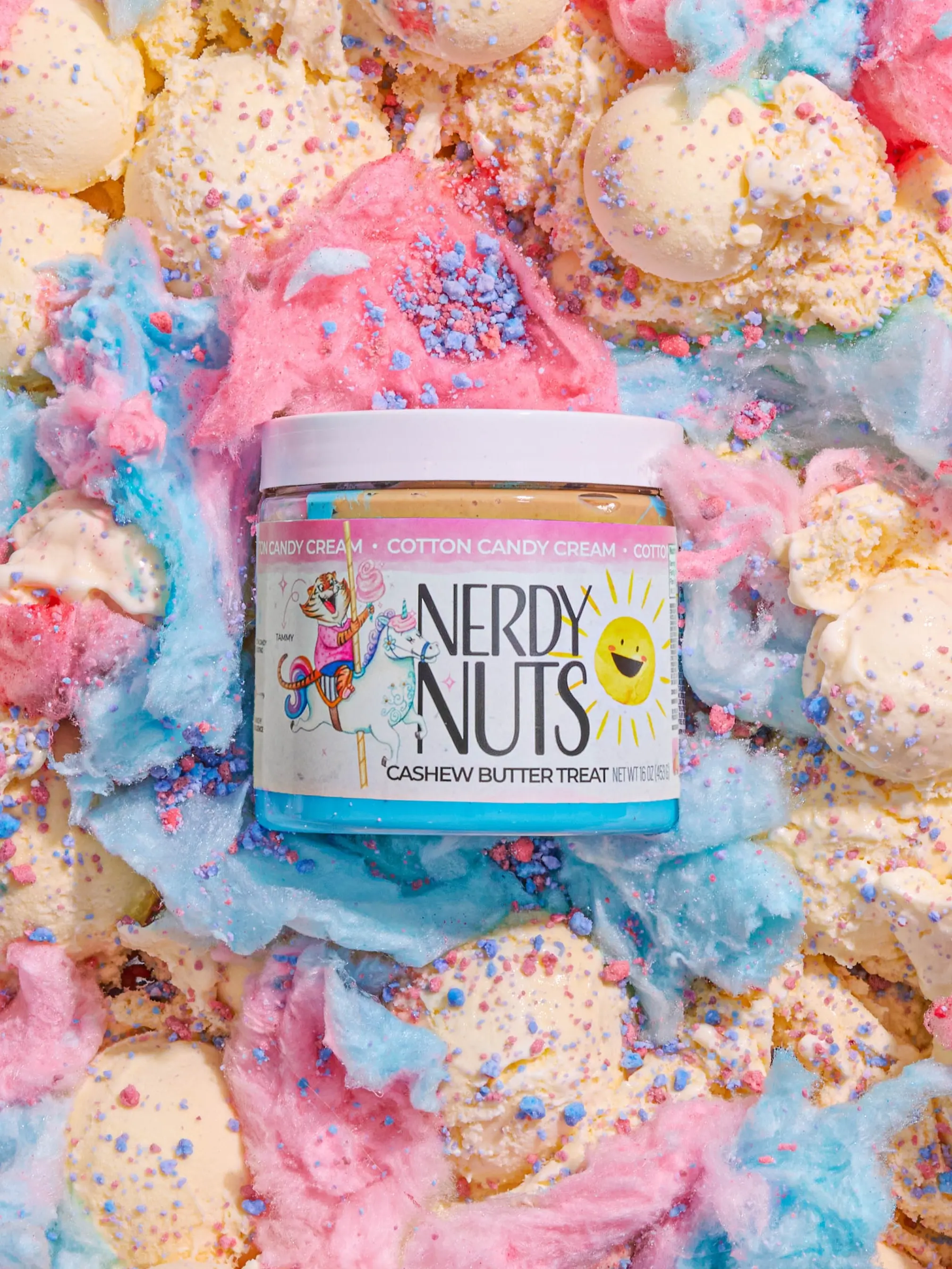 Cotton Candy Cream Cashew Butter Treat Cotton Candy Cream Cashew Butter Treat