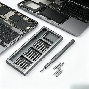 Compact 25‑in‑1 mini screwdriver repair kit – includes Torx bits, great for DIY, tech fixes & gift giving🔧