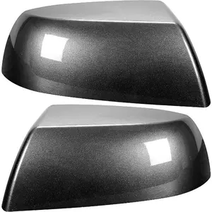Gray 1G3 Mirror Covers Kit Assembly Compatible with 2011-2022 Toyota Tundra Crewmax/Sequoia (Dark Gray) Car Accessories Automotive Truck Replacement