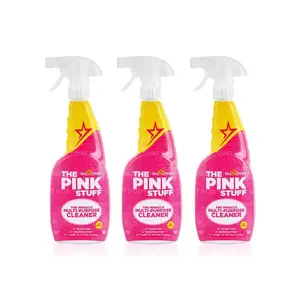 THE PINK STUFF Miracle 750 ml Multi-Surface Cleaner, Sparkling Clean Spray, Sensory Cleaning Experience, Outdoor Cleaner Spray, Boat and Grill Cleaner, Rhubarb Freshness, Pleasurable Cleaning, No Residue Cleaner.