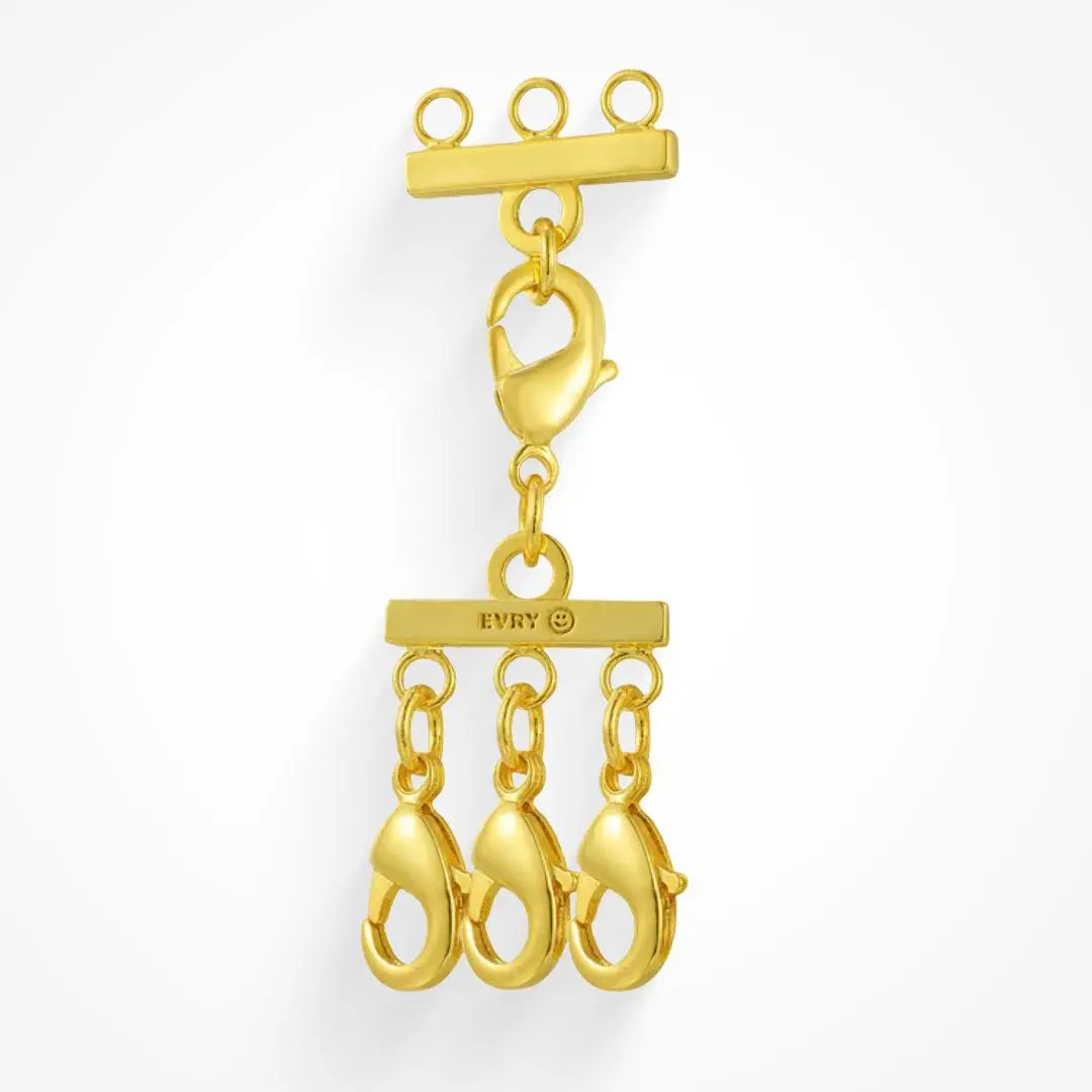 EVRY JEWELS Gold or Silver Plated Women's Hypoallergenic Layering Clasp 2.0 for Necklaces
