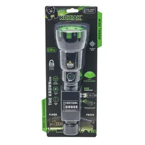 Kodiak Krown 20000 Lumen Rechargeable Flashlight with USB-C Power Bank & Adjustable Focus Beam for Work & Outdoors - Handheld Torch