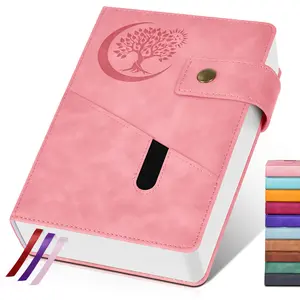 365 Page Thick Lined Journal Notebook for Men Women, A4 Large Leather Journals for Writing, Hardcover Notebooks for Work, School, Note Taking, Business, Travel Diary, College Ruled 8.5" x 11"