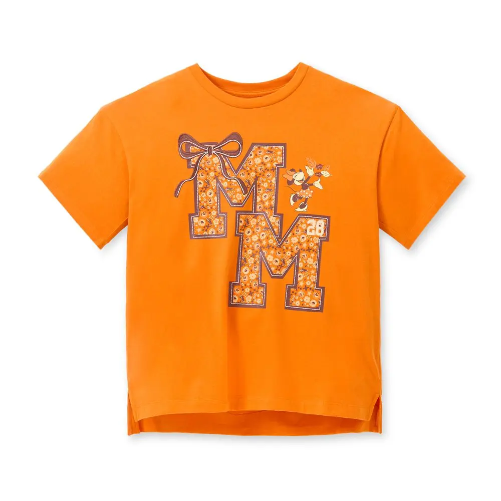 Disney Store Minnie Mouse Fall Fashion T-Shirt for Women