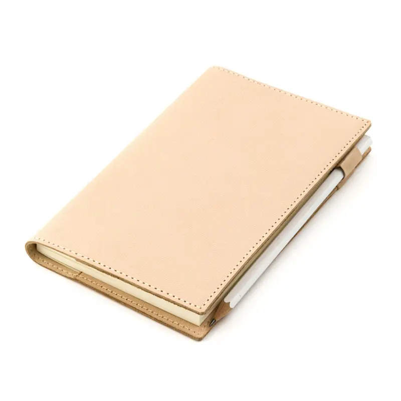 Leather Notebook Cover, Top Layer Protection, Stationery Cover A5A6B6, Library Book Jacket, Leather Cover