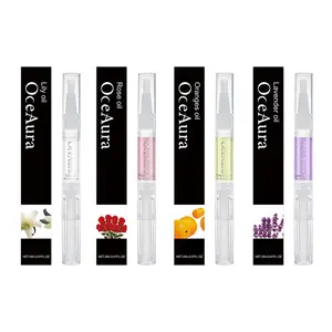 OCEAURA Nail Care Nutrient Oil Pen - Manicure & Comfort - Includes Oxygen, Rose, Orange & Lavender