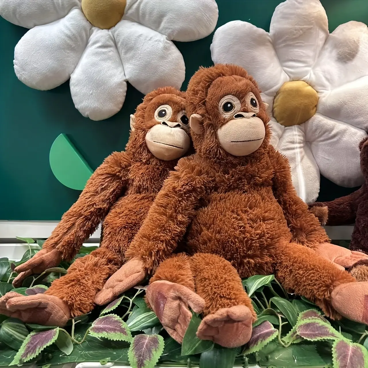66cm/26in Punch Monkey Plush Toy, Lifelike Monkey Plush Gorilla Cuddly Stuffed Animals, Birthday Gift, Christmas Gift for Kids, Home Decor