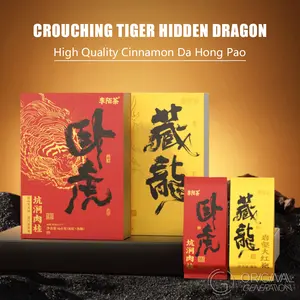 Crouching Tiger Hidden Dragon 512g(8g×64pcs) High Quality Wuyi Cinnamon Da Hong Pao Oolong Tea Set 512g (8g×64pcs) 32packs Da Hong Pao Tea  32packs Cinnamon Rock Tea