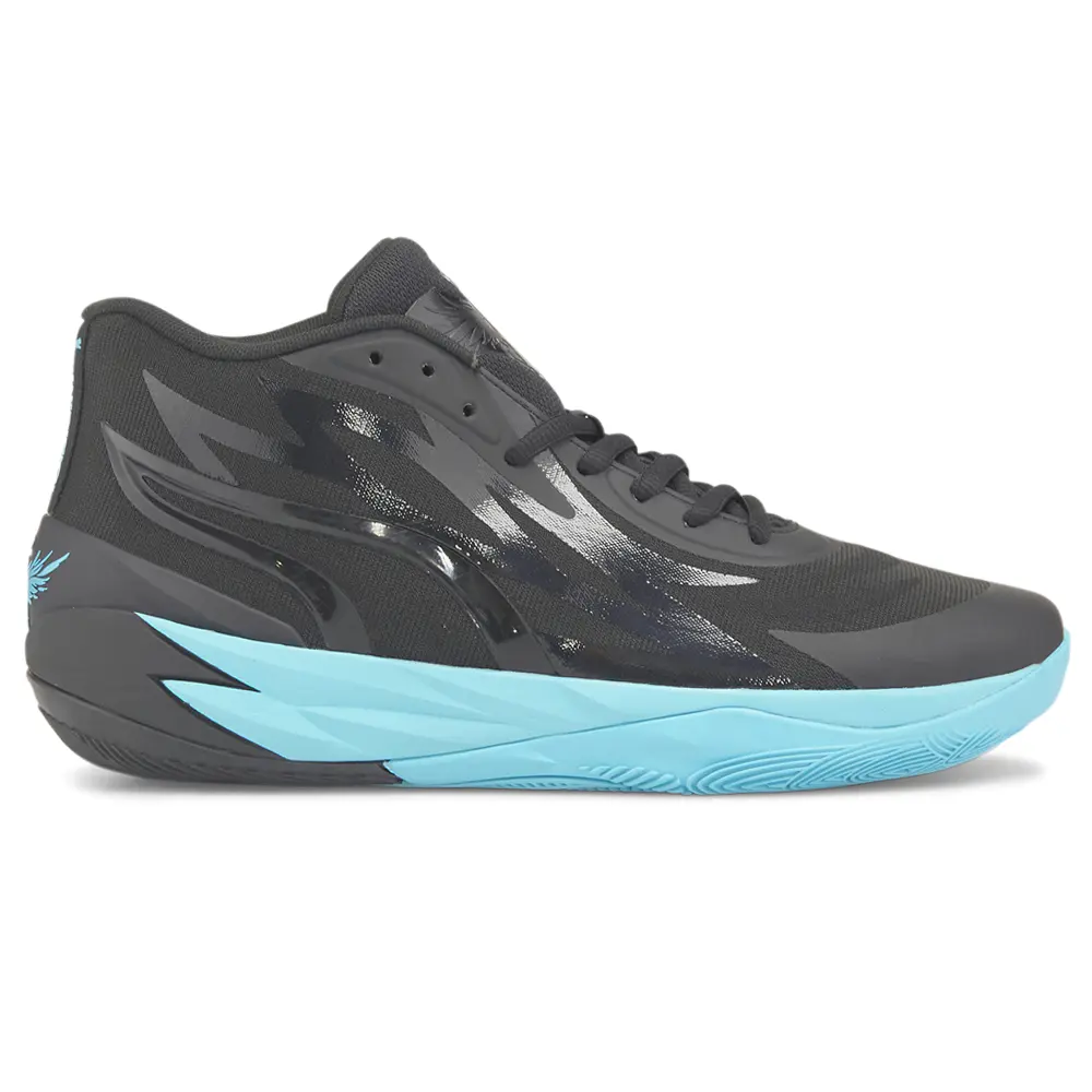 PUMA Mens Mb.02 Phenom Basketball Sneakers Shoes - Grey PUMA Mens Mb.02 Phenom Basketball Sneakers Shoes - Grey