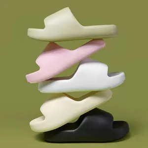 Cloud Slides for Women Men Pillow Slippers Indoor Outdoor Comfy Platform Foam Sandals for Bath Shower House Soft Soft Soft