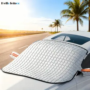 LEIBOO Car Windshield SunShade & Snow Cover, WinterWeather Protection & Summer sunshade - Summer gift!