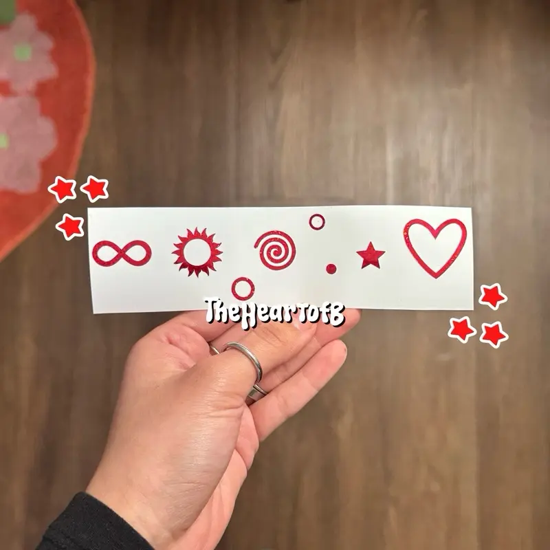 Eternal Sunshine Love Vinyl Car Decal Cute Design for Laptop Window & Bumper Sticker with Heart & Infinity Symbols Vehicle Exterior Decoration