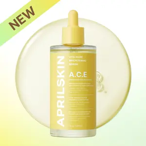 [APRILSKIN Official] A.C.E Vita Kojic Serum for Brightening & Glow｜3-Second Brightening｜Kojic Acid & Vitamin C for Uneven Skin Tone｜Korean Skin Care