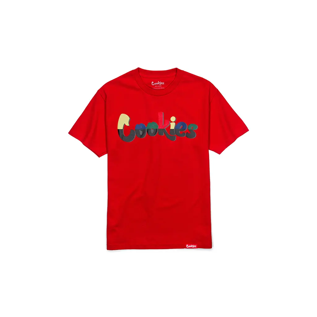 Cookies Men's Casual Colorful Round Neck Short-Sleeve 100% Cotton Preshrunk Jersey T-Shirt with Woven Label Hem, Tops, Shortsleeve, Tshirt, Cookies Clothing