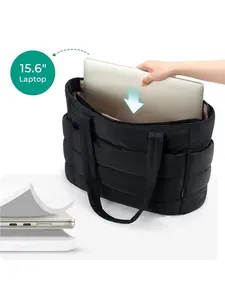 Women's Cloud Shoulder Bag, Lightweight Puffy Handbag, Quilted Puffy Bag, Perfect for Travel Work Beach Gym Shopping School, Large Capacity Waterproof, Office Work Bag