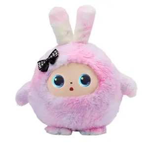 Cute Smart Plush AI Talking Doll - Interactive Character Toy, Multilingual Fairytale Teaching Robot, Mobile-Connectable Stuffed Toy with Moving Eyes, Educational Gift for Children,summervibes Encyclopedia Snuggle