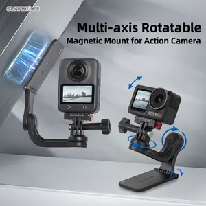 360° Rotatable Magnetic Camera Mount, Universal for Insta360, Dji Osmo Action/pocket, Gopro, Versatile Vlog Mount for Walls, Frames, Furniture & Outdoor Adventures