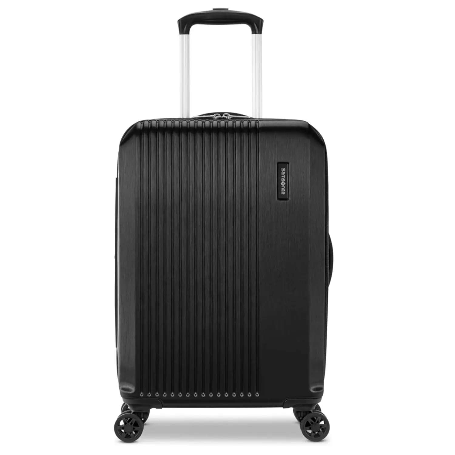 Samsonite Alliance SE Luggage with Wheels, Spinner Luggage, Push Button, Adjustable Rolling Carry On Spinner Suitcase, Built-In Organizer - Bass Black