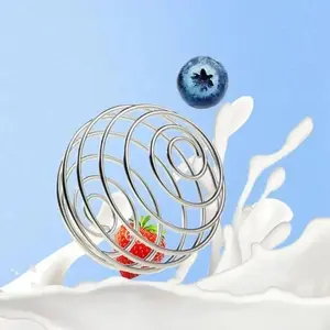 1/3/5pcs Protein powder mixing ball size plastic ball stainless steel spring ball various specifications mixing ball shaking cup mixing ball Kitchen Gadget