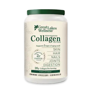 32oz Collagen Peptides Powder - Unflavored, 20g Grass-Fed Per Serving, 45 Servings, Supports Skin Hair Nails Joints & Digestion, US Healthcare Supplement