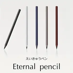 5Pcs new technology metal pencils, infinite writing, Unlimited Writing Pencils, eternal ink free pens, magical drawing tools for school and office stationery, Artist Pencil Set, Pencil Set, Art Drafting Pencils
