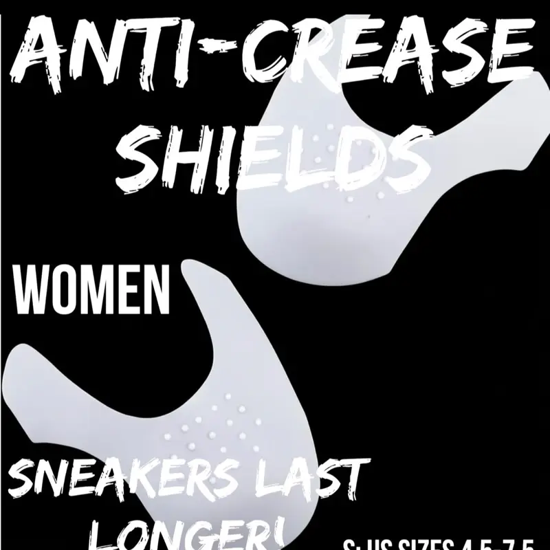1/$1 Women’s Anti Crease Sneaker Shields US Size 7.5-13 Shoe Footwear Outsole Protective Shield Shoe Protector