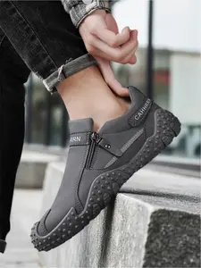 Unisex Anti-Slip Durable Outdoor Hiking Shoes: Lugged Anti-Slip Sole, Wear-Resistant Mesh, High-Elastic Midsole. For Camping/Short Trips