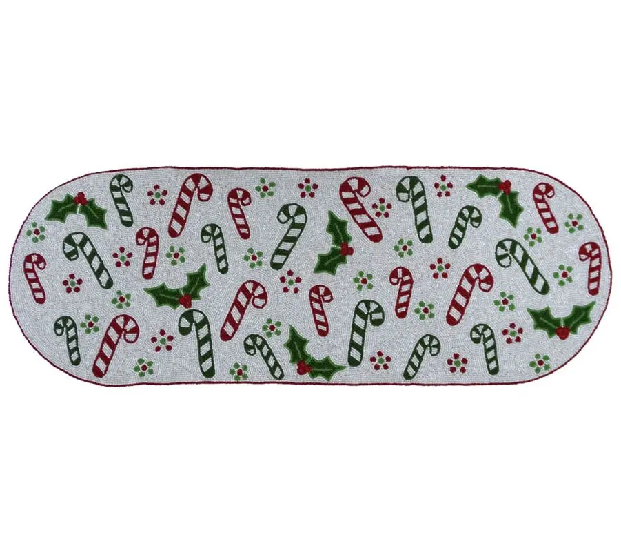 Temp-tations Holiday 13"x36" Beaded Runner