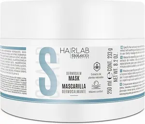 Salerm DermoCalm Haircare Mask, 250ml (8.2oz) - Cosmetic Moisturizing Treatment with Soothing Formula, Mint, Witch Hazel to Nourish Hair and Soothe Scalp Nourished Hair
