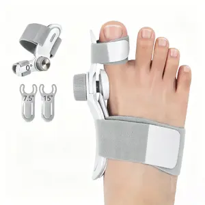 Unisex Adjustable Hallux Valgus Corrector, Dual Support Orthotic Brace, Multi-Angle Fix, Breathable Comfort, Durable Safety Fit, Flat Foot Correction