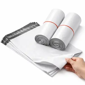 Poly Mailer Bags – 10x13 in – 300 PCS – White Gray 2 Mil Shipping Envelopes