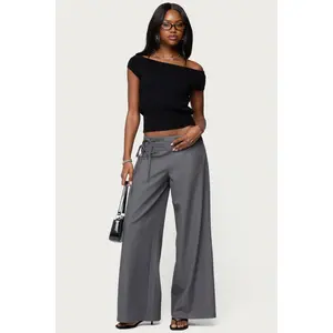 Willard Baggy Lace Up Belt Pants