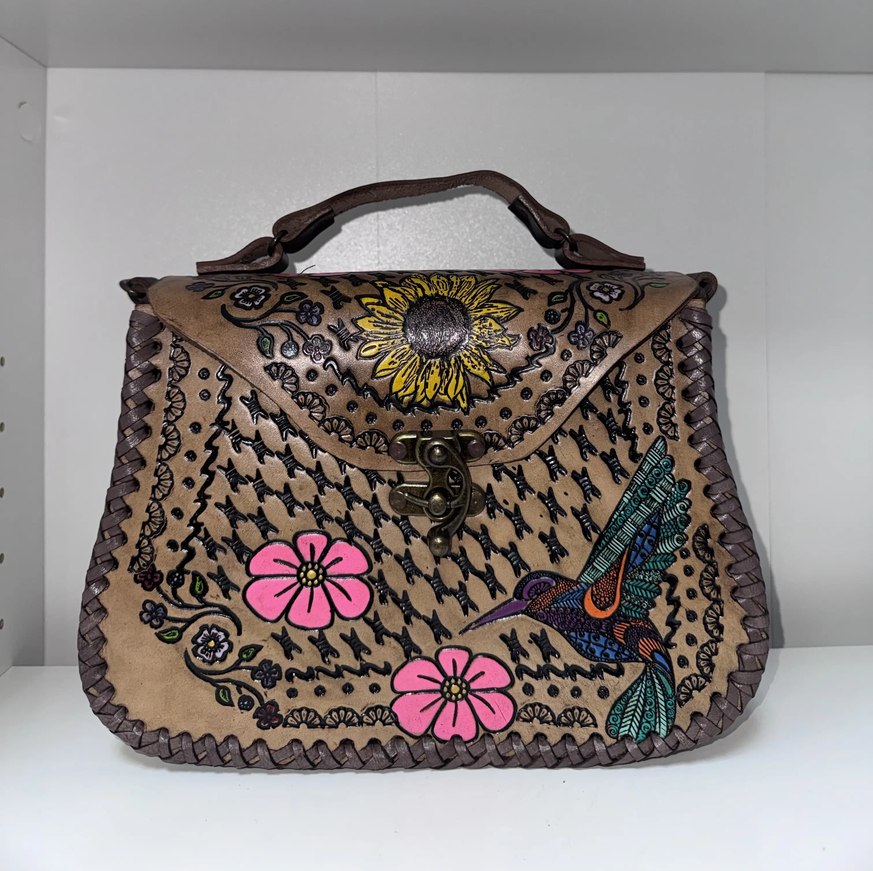 Women's Handmade Cute Casual Fashion Crossbody-Shoulder Bag with Adjustable Removable Strap, Luggage Accessory for Daily Use, Casual Fashion Bag