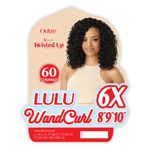 Outre Crochet Braids X-Pression Twisted Up 6X Lulu Wandcurl 8"9"10"