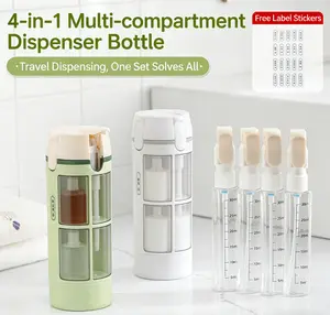 2026 New Spring & Summer Travel Bottles Portable Beauty Set, Leak-Proof Travel Containers for Lotion, Toner & Essential Oil