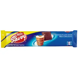 Savoy Chocolate con Leche 30g | Classic Venezuelan Milk Chocolate