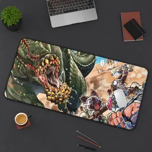 MONSTER HUNTER WORLD Funny Desk Mat - Monster Hunter Gift Desk Mat / Play Mat / XXl mouse pad different sizes