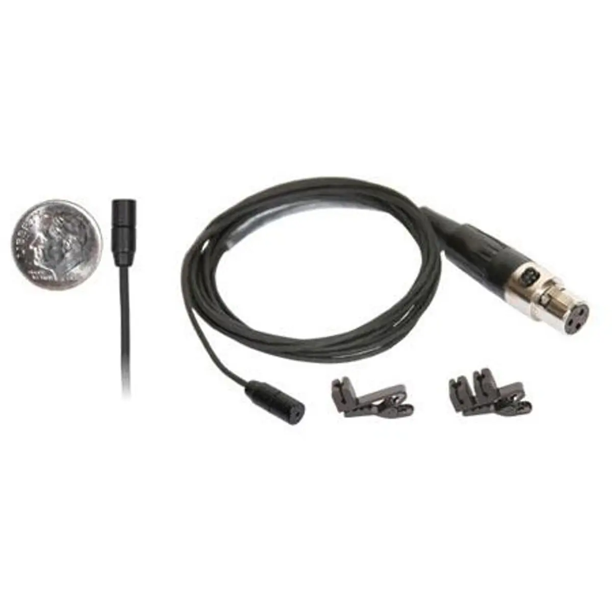 Galaxy Audio LV5 Compact 5mm Omni-Directional Wired Microphone, Cable-Connected for Recording